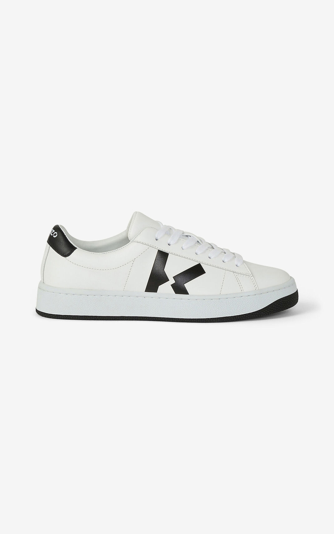 Tenis Kenzo Cuero Kourt K Logo Mujer Blancas - SKU.2416333